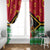 Vanuatu Christmas Window Curtain Santa God Yumi LT05 - Polynesian Pride