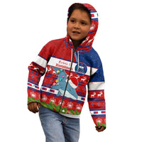 Personalized Samoa Christmas Kid Hoodie Santas Whale Manuia Le Kerisimasi LT05 - Polynesian Pride