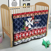 Wallis and Futuna Christmas Quilt Poinsettia Joyeux Noel LT05 - Polynesian Pride