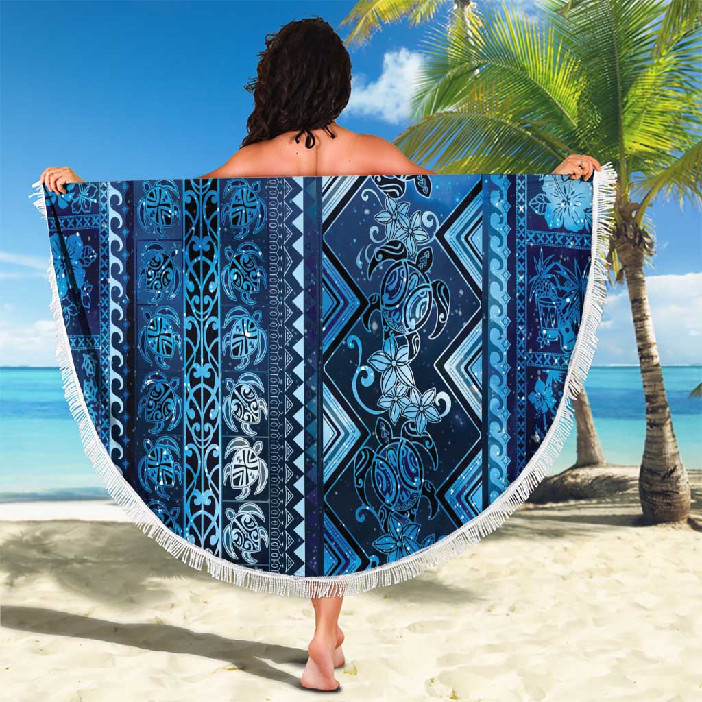 Hawaii Makahiki Turtle Beach Blanket Galaxy Tapa Pattern LT05 - Polynesian Pride