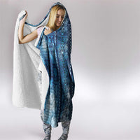 Hawaii Makahiki Turtle Hooded Blanket Galaxy Tapa Pattern LT05 - Polynesian Pride