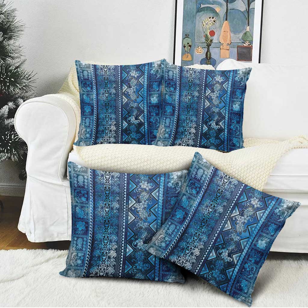 Hawaii Makahiki Turtle Pillow Cover Galaxy Tapa Pattern LT05 - Polynesian Pride