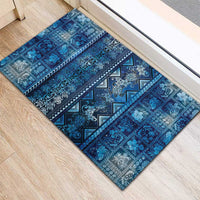 Hawaii Makahiki Turtle Rubber Doormat Galaxy Tapa Pattern LT05 - Polynesian Pride