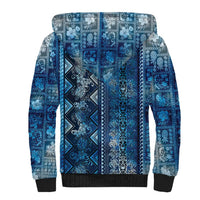 Hawaii Makahiki Turtle Sherpa Hoodie Galaxy Tapa Pattern LT05 - Polynesian Pride