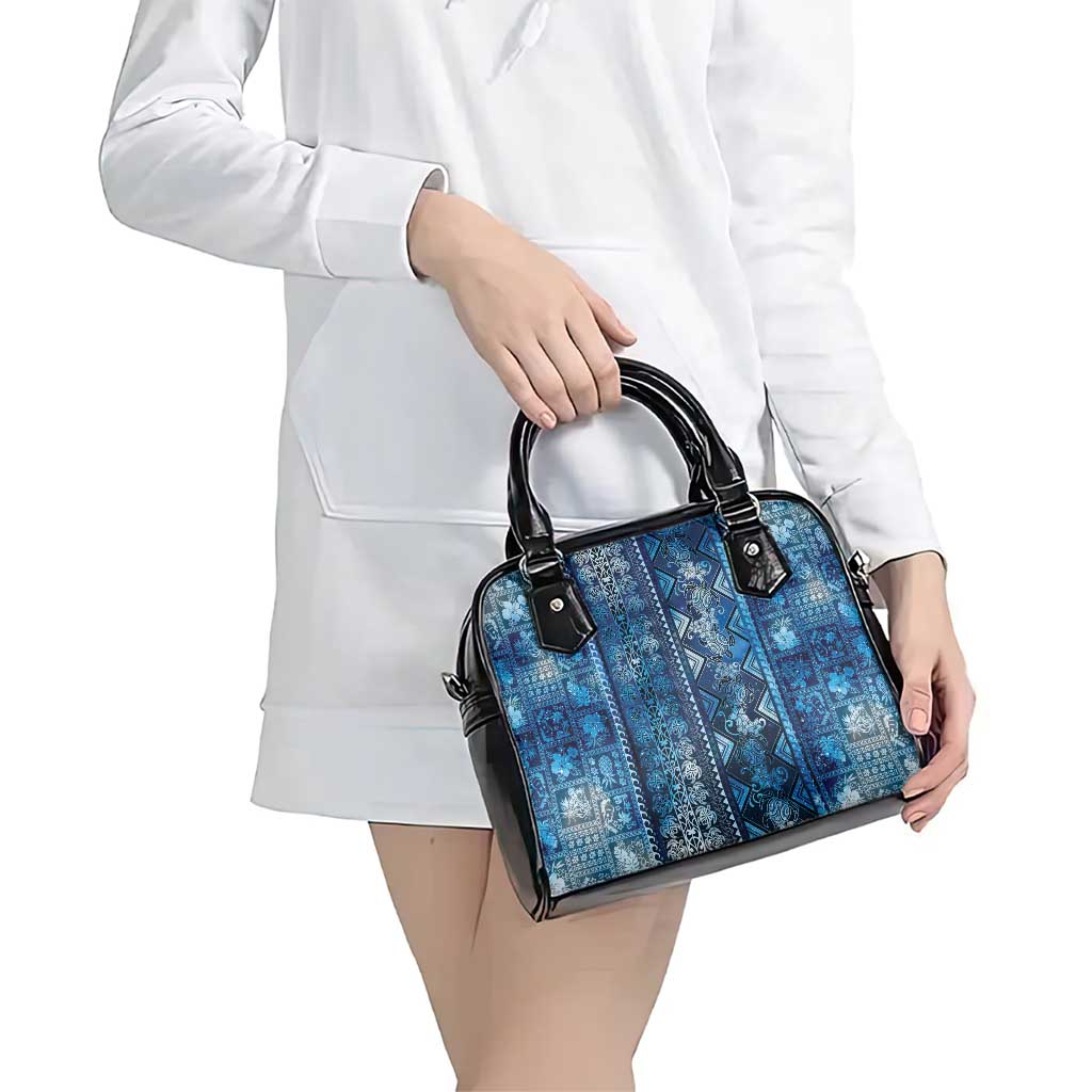 Hawaii Makahiki Turtle Shoulder Handbag Galaxy Tapa Pattern LT05 - Polynesian Pride