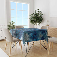 Hawaii Makahiki Turtle Tablecloth Galaxy Tapa Pattern LT05 - Polynesian Pride