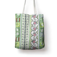 Hawaii Makahiki Turtle Tote Bag Green Tapa Pattern - Polynesian Pride