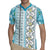 Hawaii Makahiki Turtle Rugby Jersey Blue Tapa Pattern - Polynesian Pride
