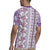 Hawaii Makahiki Turtle Rugby Jersey Violet Tapa Pattern - Polynesian Pride