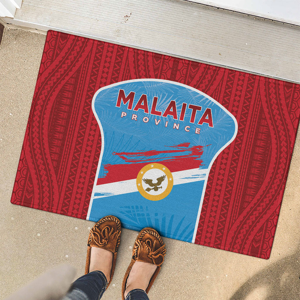 Malaita Province Day Rubber Doormat Unique Style LT05 - Polynesian Pride