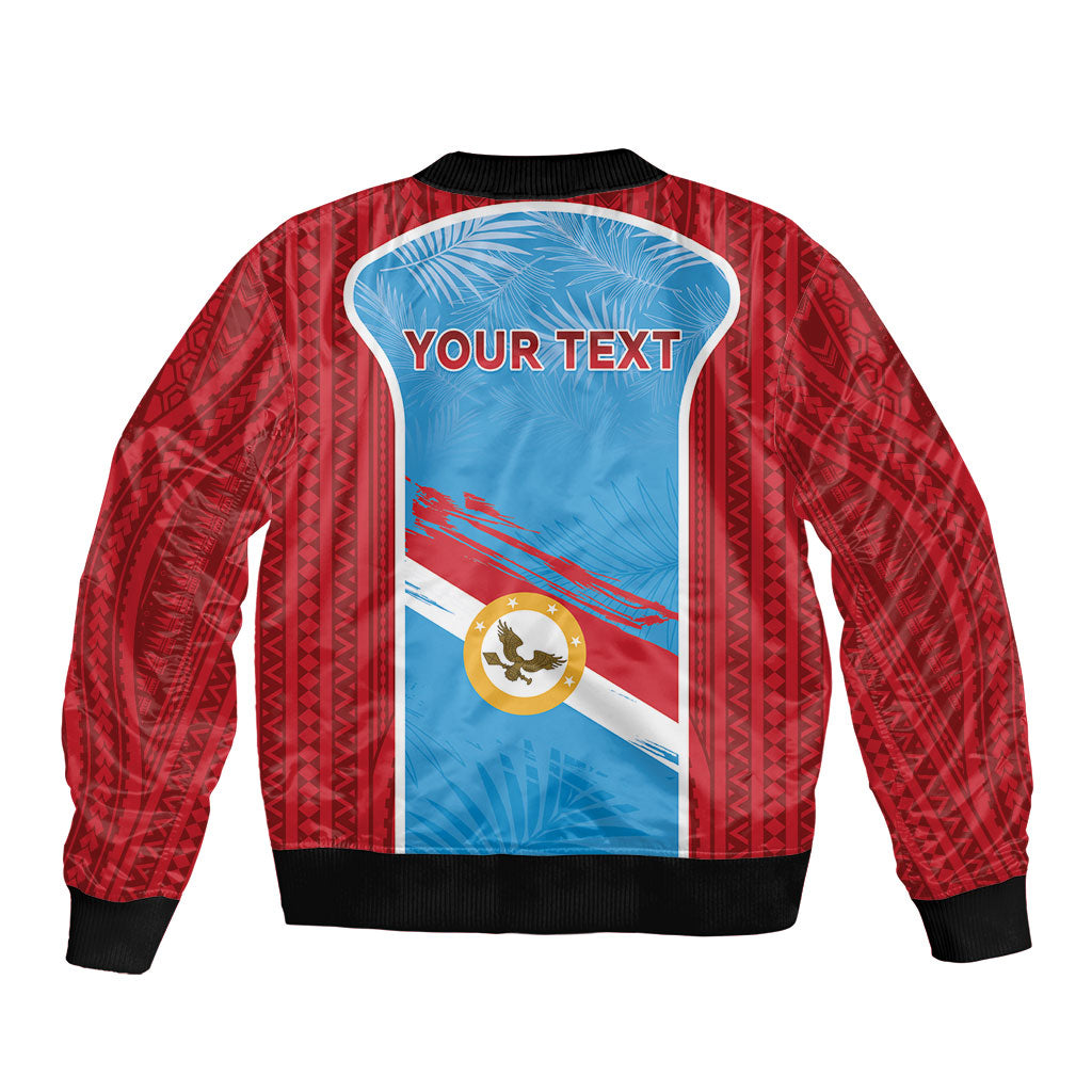 Personalised Malaita Province Day Sleeve Zip Bomber Jacket Unique Style LT05 - Polynesian Pride