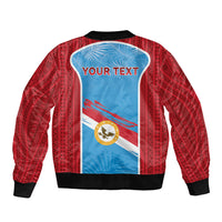 Personalised Malaita Province Day Sleeve Zip Bomber Jacket Unique Style LT05 - Polynesian Pride