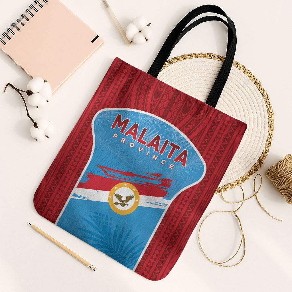Malaita Province Day Tote Bag Unique Style LT05 Black Strap One Size Blue - Polynesian Pride