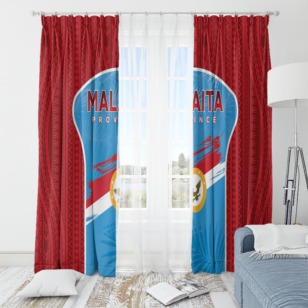 Malaita Province Day Window Curtain Unique Style LT05 - Polynesian Pride