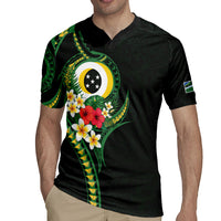 Solomon Islands Western Province Rugby Jersey Polynesian Pattern With Tropical Flowers LT05 - Polynesian Pride