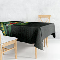 Solomon Islands Western Province Tablecloth Polynesian Pattern With Tropical Flowers LT05 - Polynesian Pride