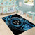 Kosrae Constitution Day Area Rug Ocean Floral Pattern