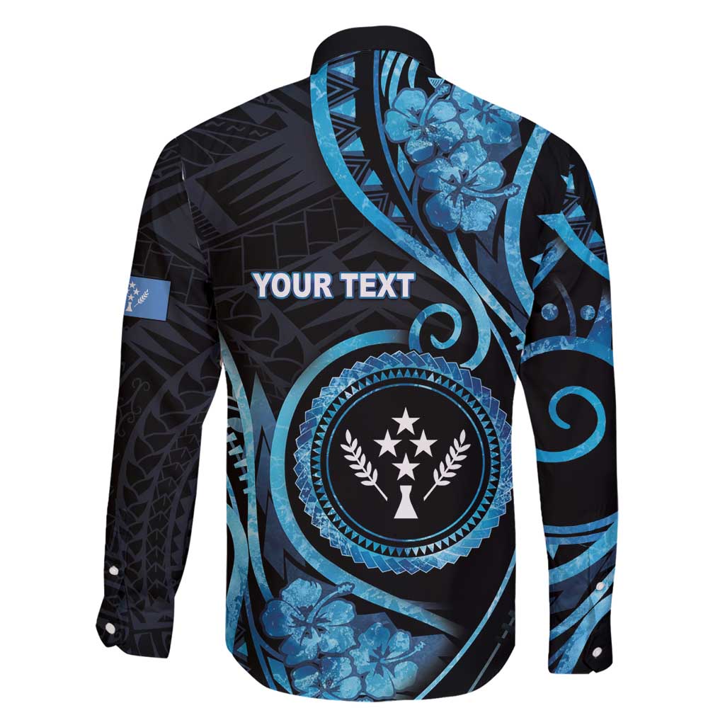 Personalised Kosrae Constitution Day Family Matching Mermaid Dress and Hawaiian Shirt Ocean Floral Pattern