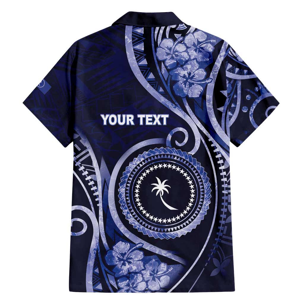 Personalised FSM Chuuk Family Matching Puletasi and Hawaiian Shirt Ocean Floral Pattern LT05 - Polynesian Pride