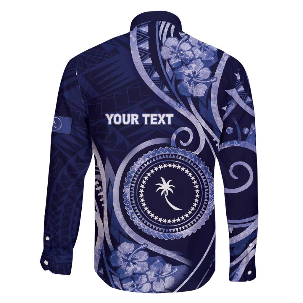 Personalised FSM Chuuk Family Matching Puletasi and Hawaiian Shirt Ocean Floral Pattern LT05 - Polynesian Pride