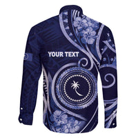 Personalised FSM Chuuk Family Matching Puletasi and Hawaiian Shirt Ocean Floral Pattern LT05 - Polynesian Pride