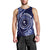 Personalised FSM Chuuk Men Tank Top Ocean Floral Pattern