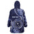 Personalised FSM Chuuk Wearable Blanket Hoodie Ocean Floral Pattern