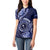 Personalised FSM Chuuk Women Polo Shirt Ocean Floral Pattern