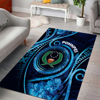 FSM Pohnpei Area Rug Ocean Floral Pattern LT05 - Polynesian Pride