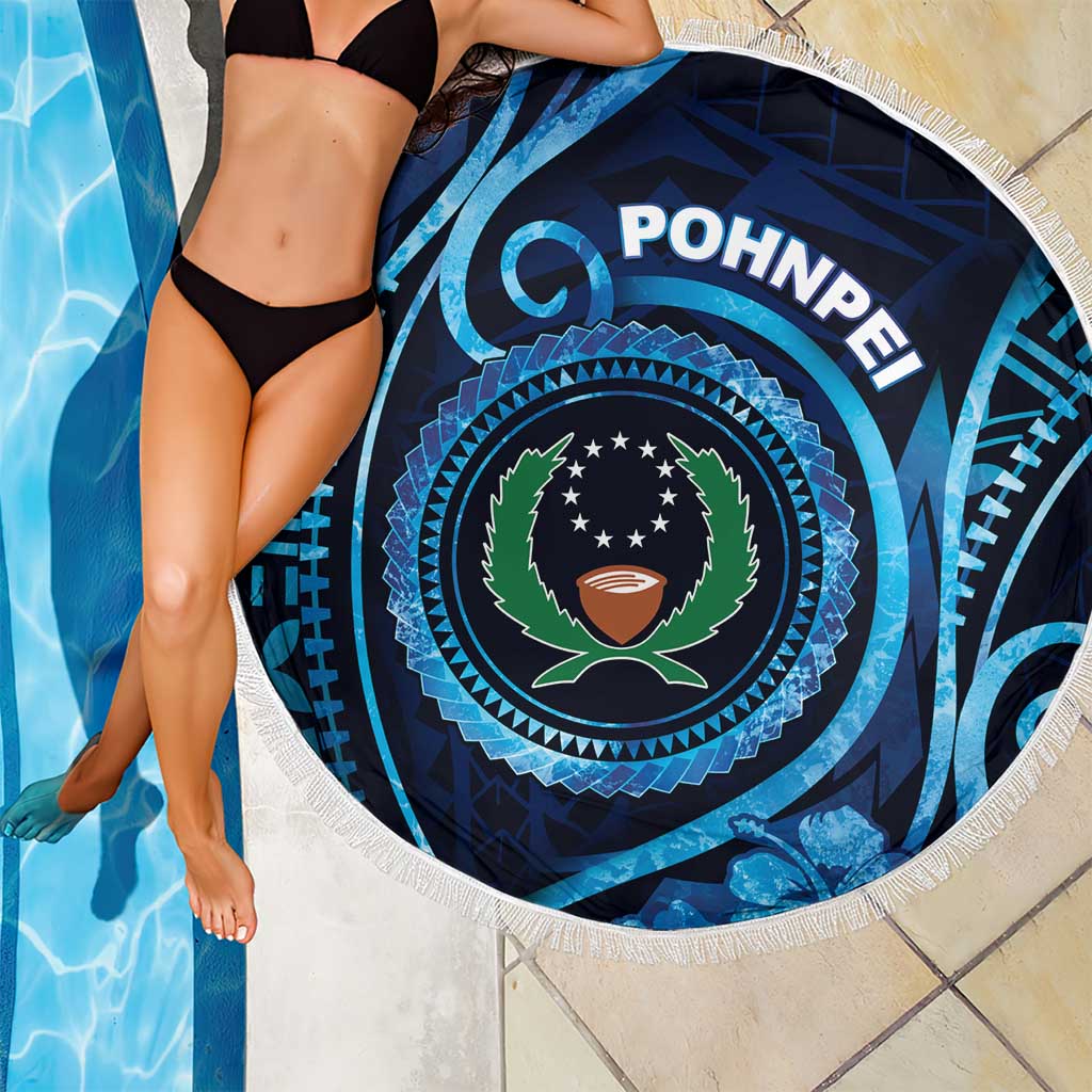 FSM Pohnpei Beach Blanket Ocean Floral Pattern LT05 - Polynesian Pride