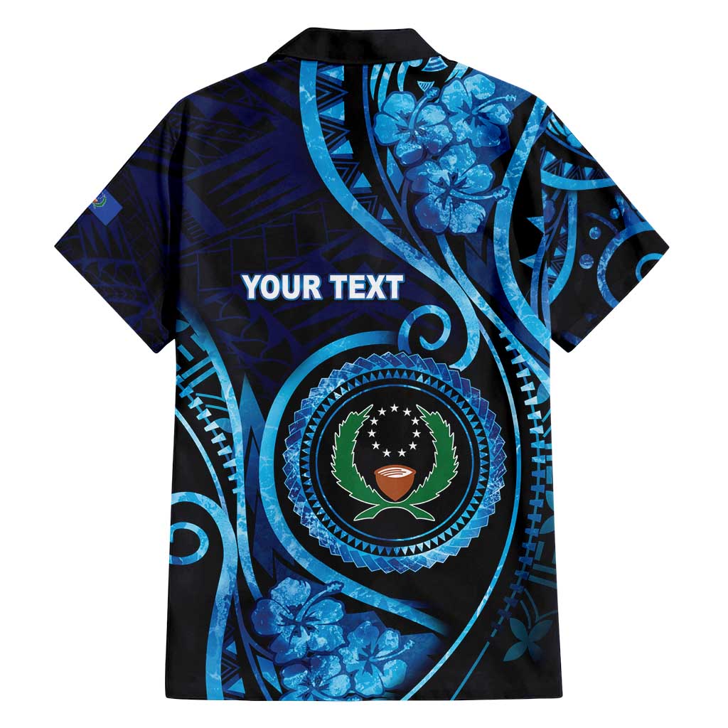 Personalised FSM Pohnpei Family Matching Puletasi and Hawaiian Shirt Ocean Floral Pattern LT05 - Polynesian Pride