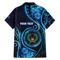 Personalised FSM Pohnpei Family Matching Puletasi and Hawaiian Shirt Ocean Floral Pattern LT05 - Polynesian Pride