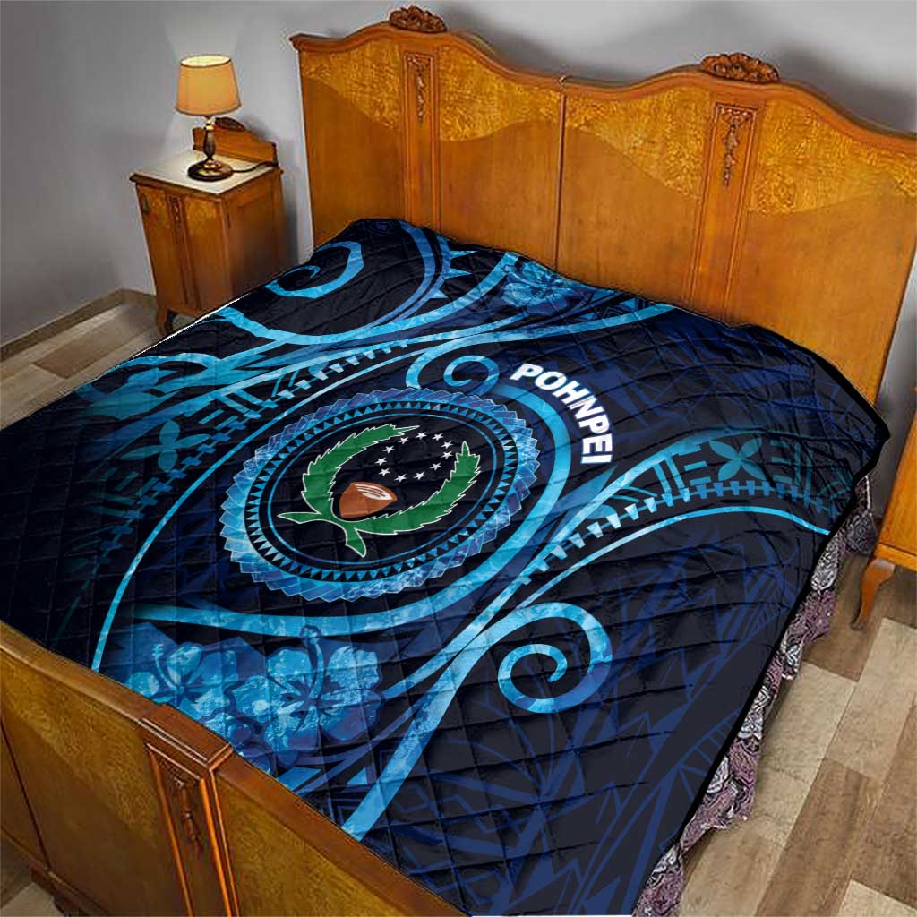 FSM Pohnpei Quilt Ocean Floral Pattern LT05 - Polynesian Pride