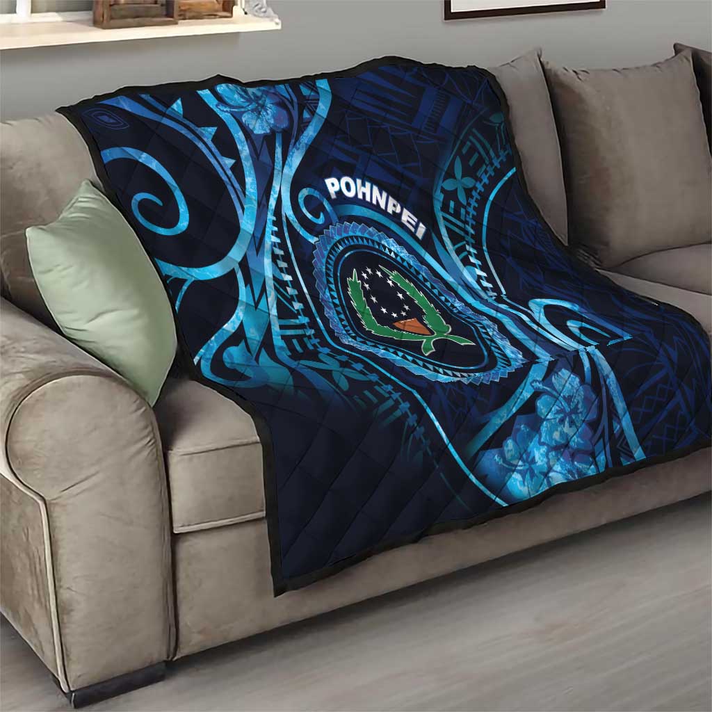 FSM Pohnpei Quilt Ocean Floral Pattern LT05 - Polynesian Pride