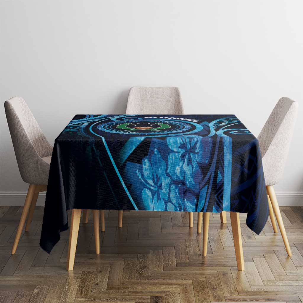 FSM Pohnpei Tablecloth Ocean Floral Pattern LT05 - Polynesian Pride