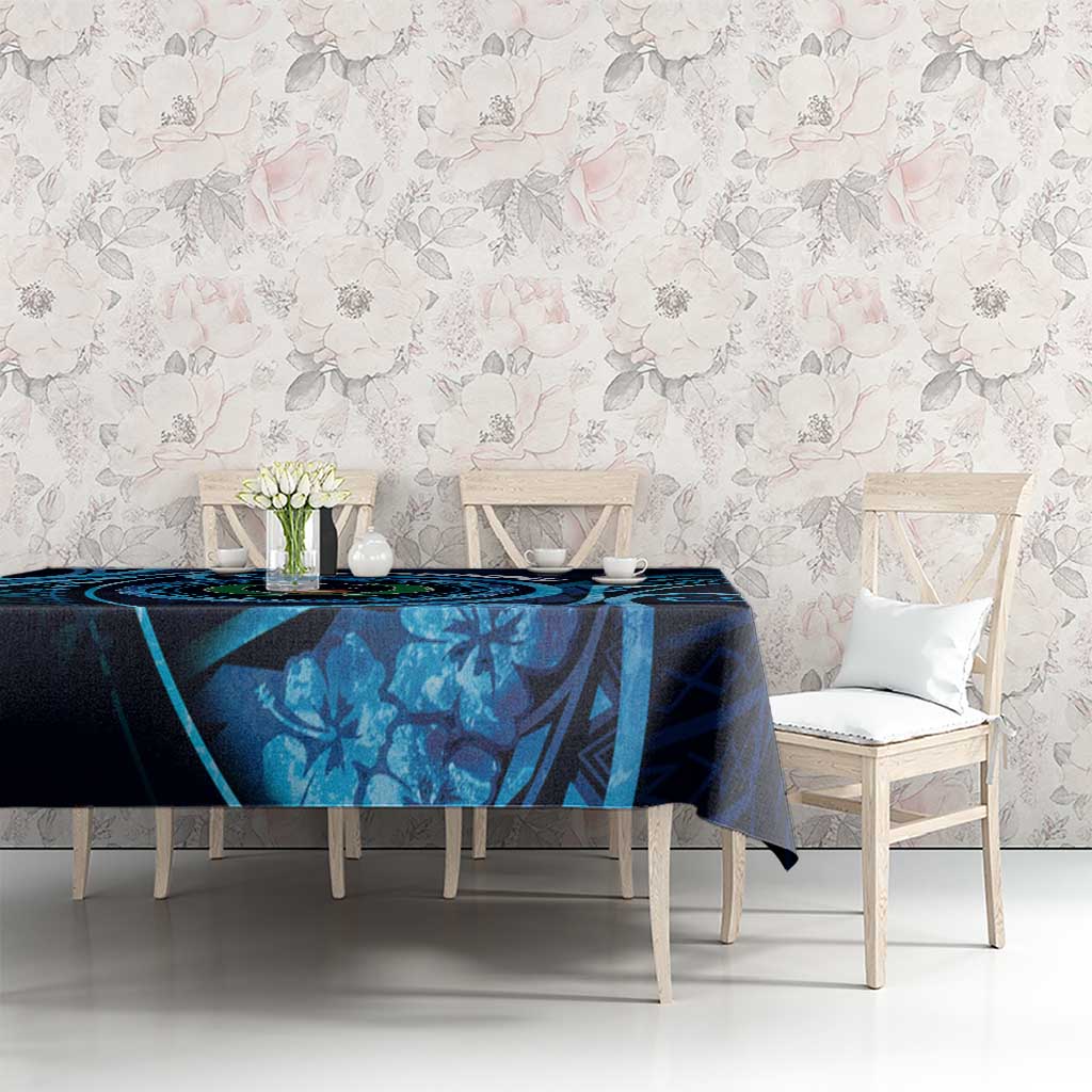 FSM Pohnpei Tablecloth Ocean Floral Pattern LT05 - Polynesian Pride