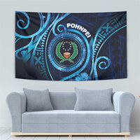 FSM Pohnpei Tapestry Ocean Floral Pattern LT05 - Polynesian Pride