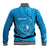 Personalised FSM Yap Baseball Jacket Ocean Floral Pattern