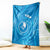 FSM Yap Blanket Ocean Floral Pattern