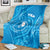 FSM Yap Blanket Ocean Floral Pattern