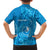 Personalised FSM Yap Family Matching Puletasi and Hawaiian Shirt Ocean Floral Pattern