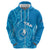 Personalised FSM Yap Hoodie Ocean Floral Pattern