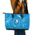 FSM Yap Leather Tote Bag Ocean Floral Pattern