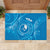 FSM Yap Rubber Doormat Ocean Floral Pattern