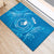 FSM Yap Rubber Doormat Ocean Floral Pattern