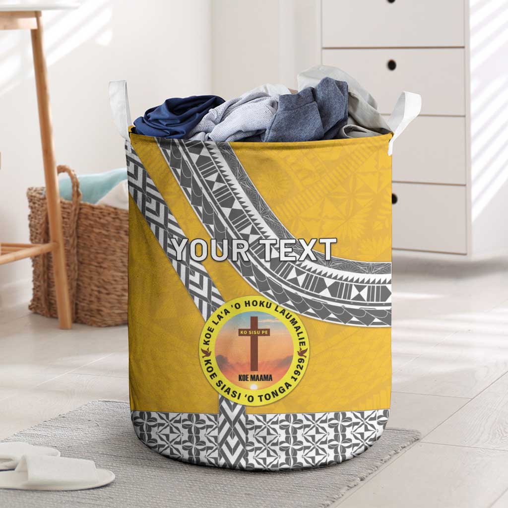 Personalised Anastasis College Laundry Basket Tonga Unique Style - Polynesian Pride
