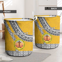 Personalised Anastasis College Laundry Basket Tonga Unique Style - Polynesian Pride