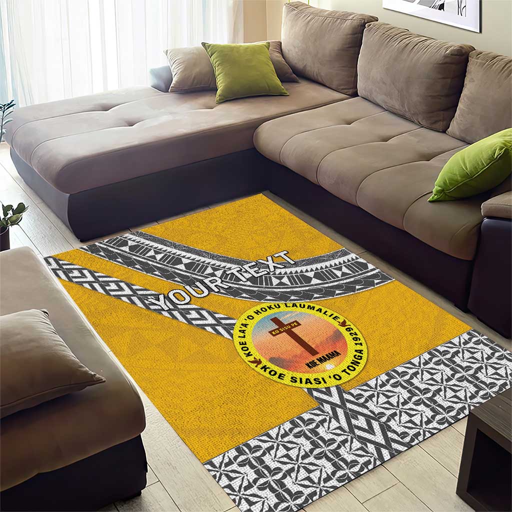Personalised Anastasis College Area Rug Tonga Unique Style - Polynesian Pride