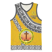 Personalised Anastasis College Basketball Jersey Tonga Unique Style - Polynesian Pride