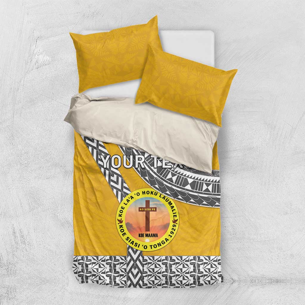 Personalised Anastasis College Bedding Set Tonga Unique Style - Polynesian Pride